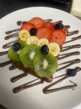 Con fruta + sirope - Imagen 1